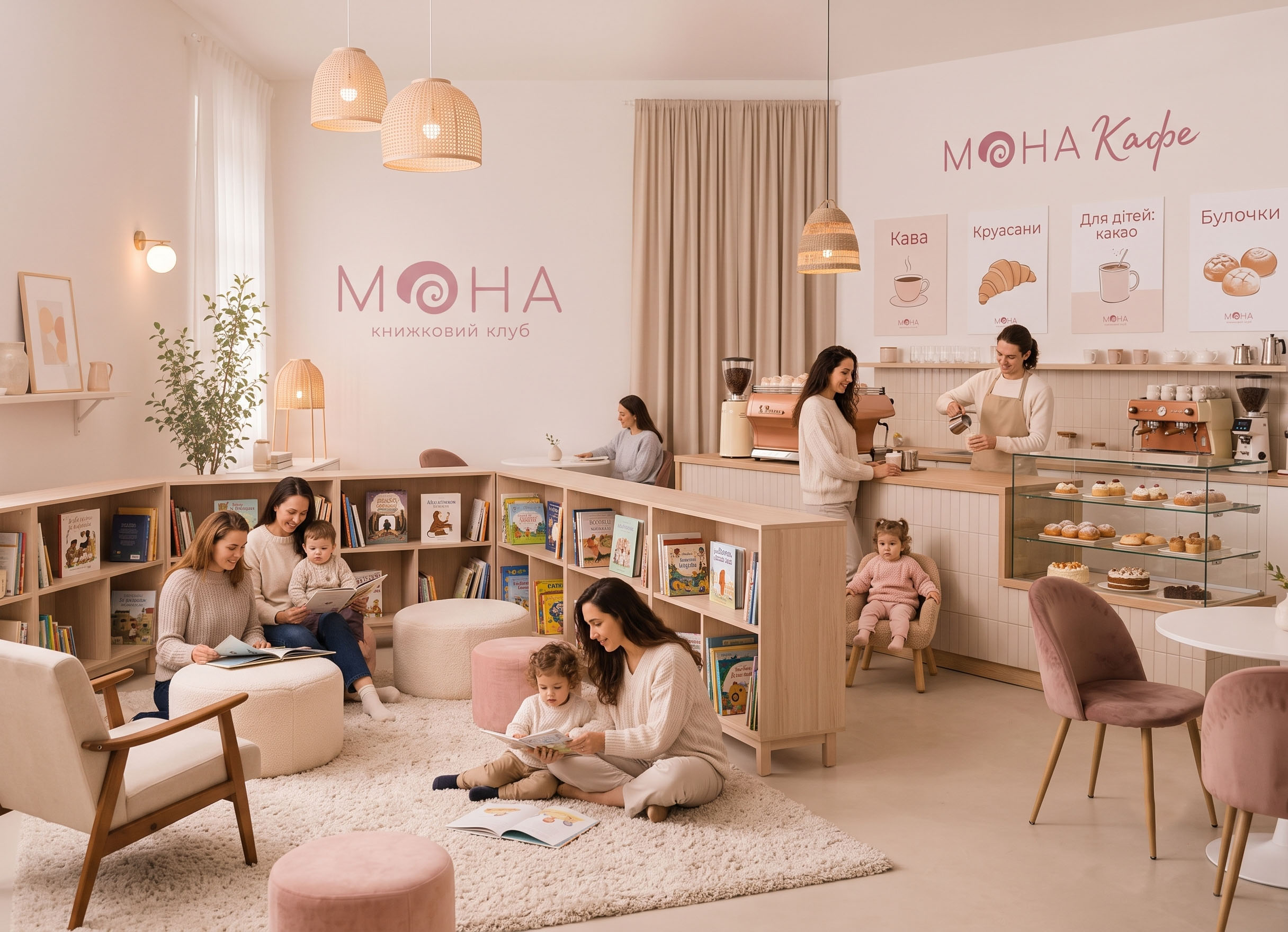 Дитячий книжковий простір «Мона»